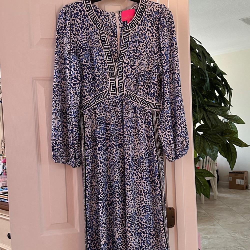 EUC Lilly Pulitzer  Wexlee 3/4 sleeve Dress Size 10